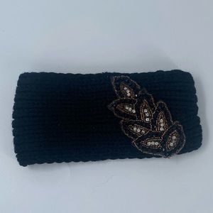 🌴 Black Beaded Headband